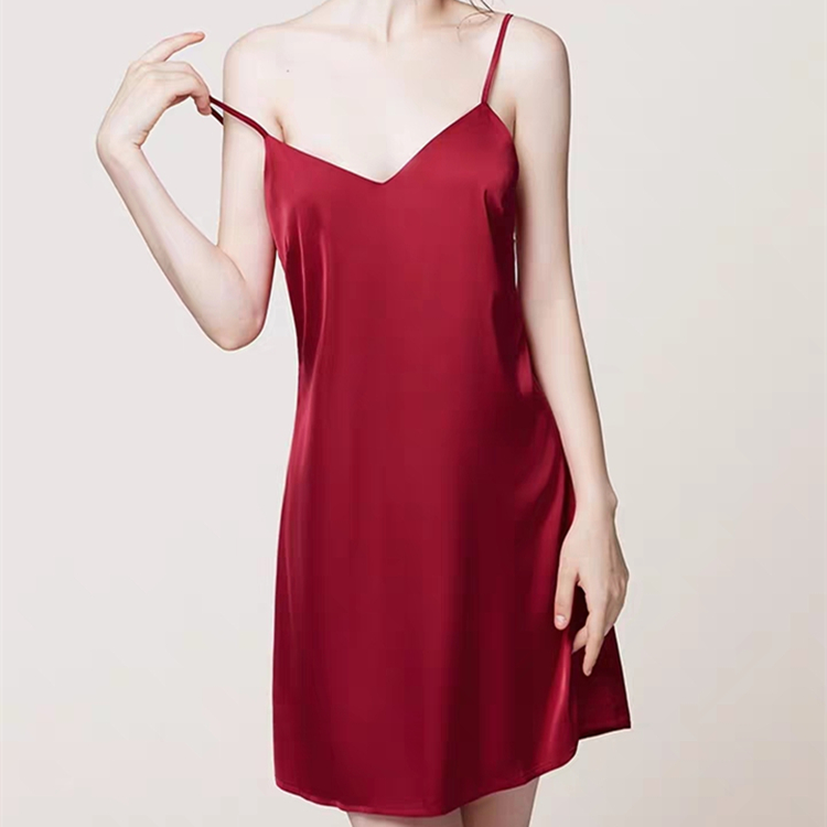 One-Piece Silk Pajamas for Women EIT-020