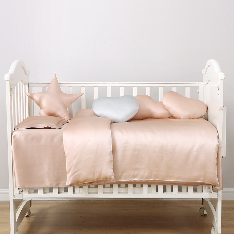 Anti-Bacterial Anti Dust Mite Infant Mulberry Silk Bedding Set