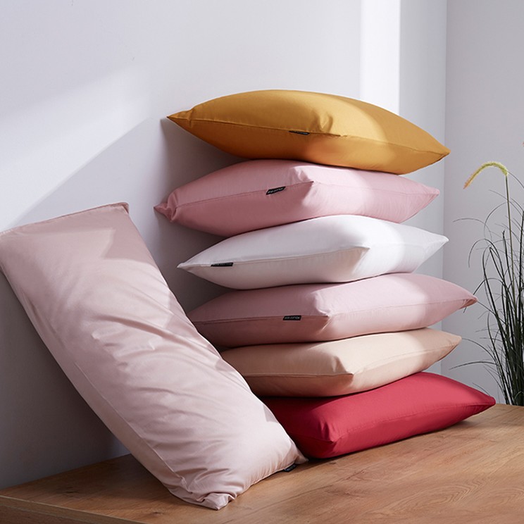 9 (1)信封式枕套 纯色全棉贡缎